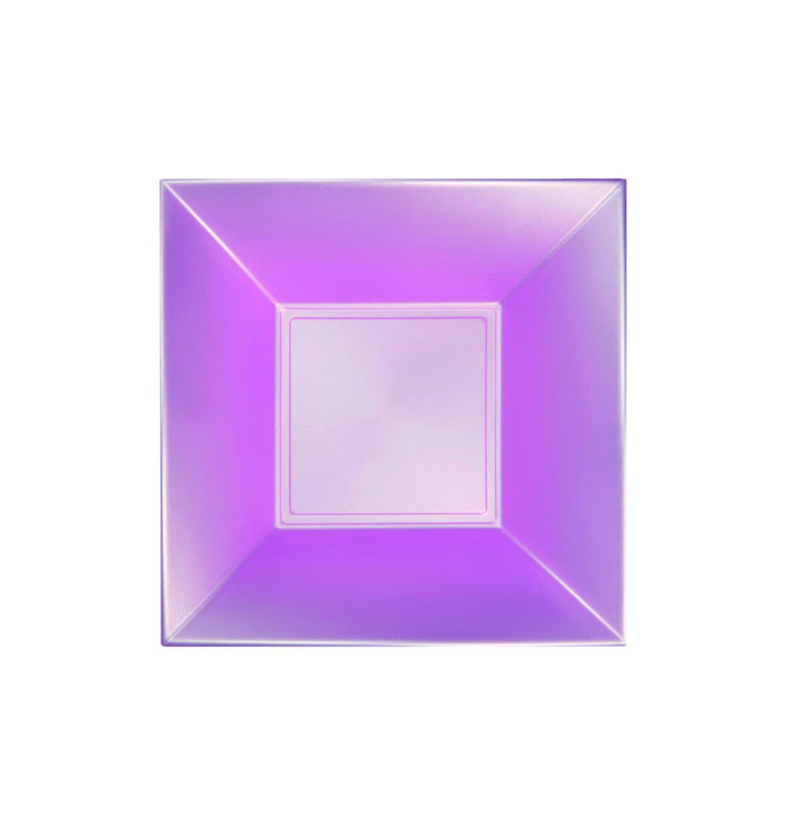 Assiette Plastique Réutilisable Creuse Violet Pearl PP 180mm (25 Utés) Assiette Plastique Réutilisable Creuse Violet Pearl PP 180mm (25 Utés)