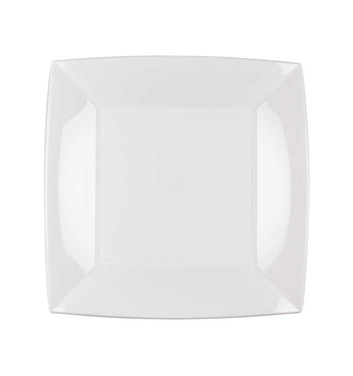 Assiette Plastique Réutilisable Plate Blanc PP 230mm (25 Utés) Assiette Plastique Réutilisable Plate Blanc PP 230mm (25 Utés)