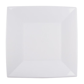 Assiette Plastique Réutilisable Plate Blanc PP 290mm (144 Utés)