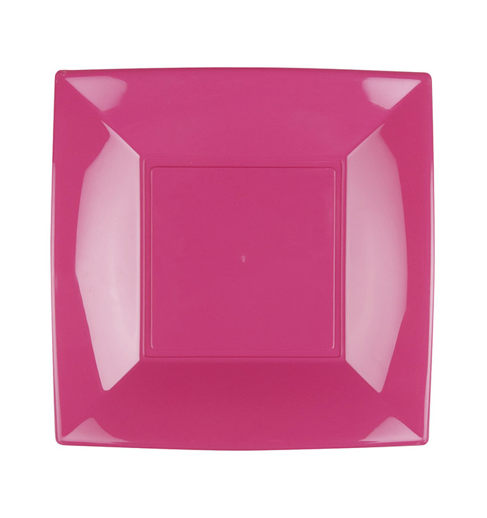 Assiette Plastique Réutilisable Plate Fuchsia PP 230mm (25 Utés) Assiette Plastique Réutilisable Plate Fuchsia PP 230mm (25 Utés)