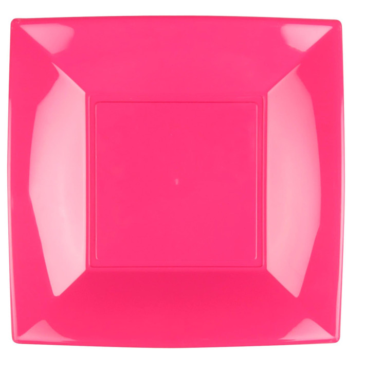 Assiette Plastique Réutilisable Plate Fuchsia PP 290mm (12 Utés) Assiette Plastique Réutilisable Plate Fuchsia PP 290mm (12 Utés)