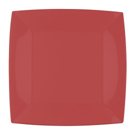 Assiette Plastique Réutilisable Plate Fuchsia PP 290mm (144 Utés)