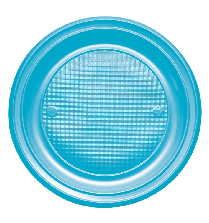 Assiette Plastique PS Plate Turquoise Ø220mm (780 Unités) Assiette Plastique PS Plate Turquoise Ø220mm (780 Unités)