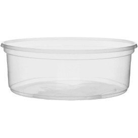 Pot en Plastique Transparent 150ml Ø10,5cm (1.000 Utés)