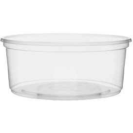 Pot en Plastique Transparent 200 ml Ø10,5cm (50 Unités)