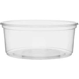 Pot en Plastique Transparent 200 ml Ø10,5cm (1.000 Utés)