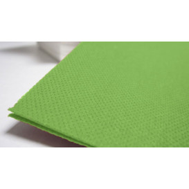 Serviette Papier Molletonnée 40x40 Vert (1.200 Utés)