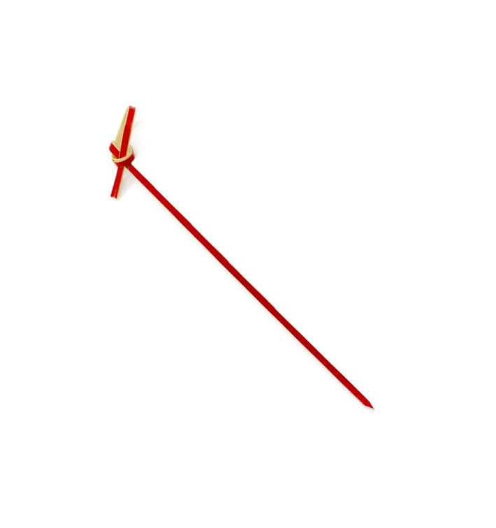 Pique en Bambou Boucle Rouge 120mm (200 Utés)