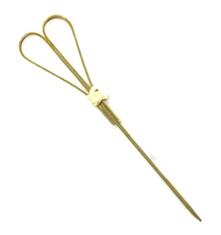 Pique en Bambou "Cuore" Vert Naturel 180mm (200 Unités) Pique en Bambou "Cuore" Vert Naturel 180mm (200 Unités)