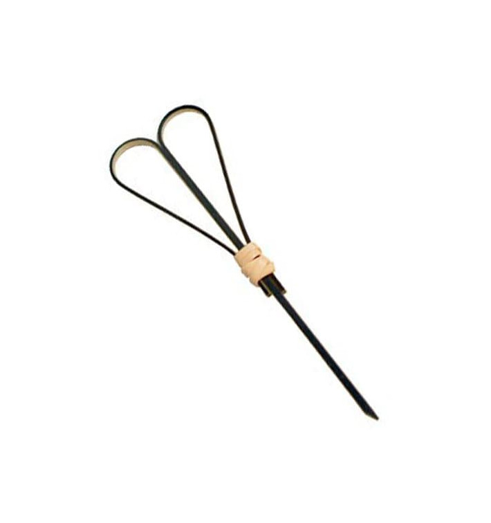 Pique en Bambou "Cuore" Noir 120mm (200 Unités) Pique en Bambou "Cuore" Noir 120mm (200 Unités)
