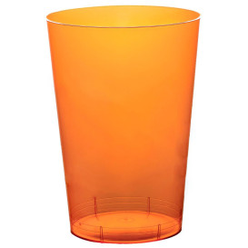 Verre Plastique Moon Orange Transp. PS 230ml (50 Unités)