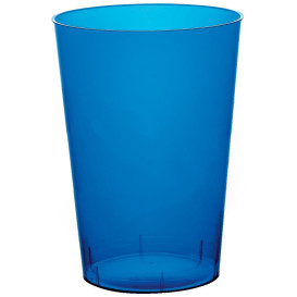 Verre Plastique Moon Bleu Transp. PS 230ml (1000 Unités)