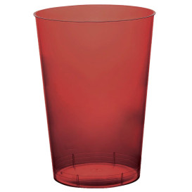 Verre Plastique Moon Bordeaux Transp. PS 230ml (35 Unités)