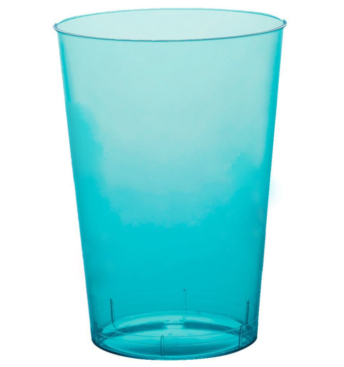 Verre Plastique Moon Turquoise Transp. PS 230ml (50 Unités) Verre Plastique Moon Turquoise Transp. PS 230ml (50 Unités)