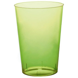 Verre Plastique Moon Vert citron Transp. PS 230ml (1000 Unités)