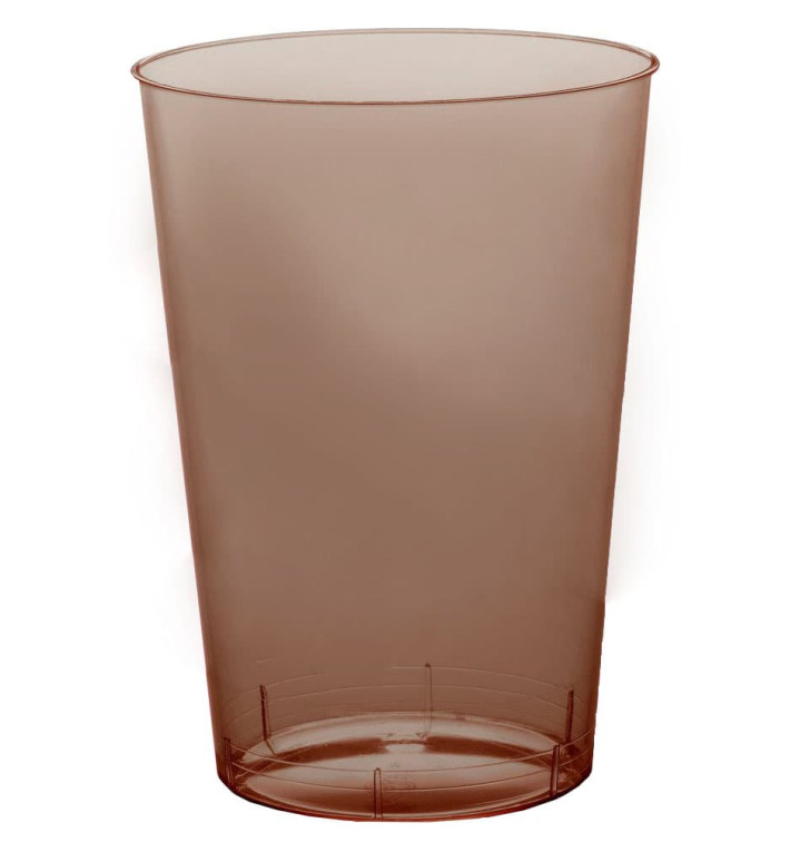 Verre Plastique Moon Marron Transp. PS 230ml (50 Unités) Verre Plastique Moon Marron Transp. PS 230ml (50 Unités)
