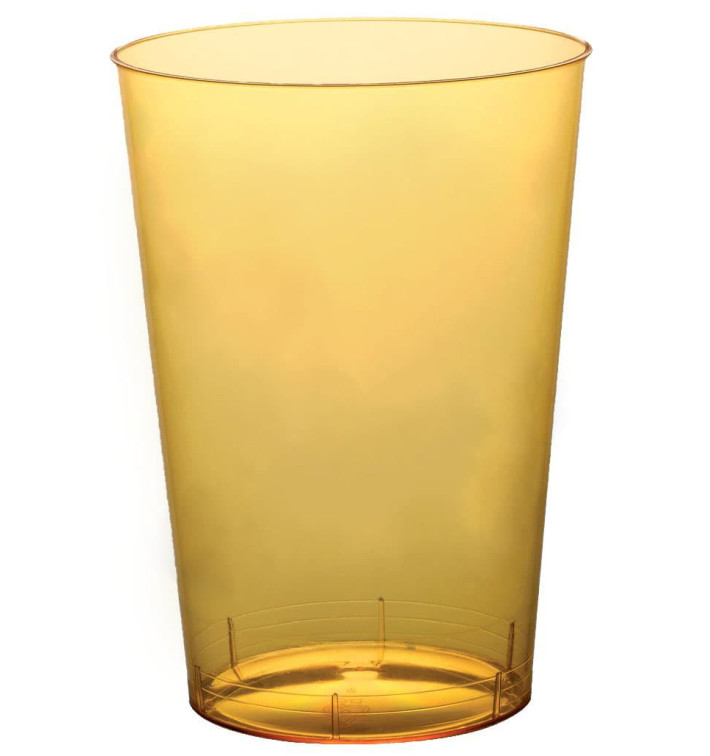 Verre Plastique Moon Jaune Transp. PS 230ml (1000 Unités) Verre Plastique Moon Jaune Transp. PS 230ml (1000 Unités)