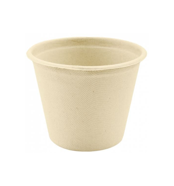 Pot en Canne à Sucre Naturel Ø95mm 425ml (50 Utés) Pot en Canne à Sucre Naturel Ø95mm 425ml (50 Utés)