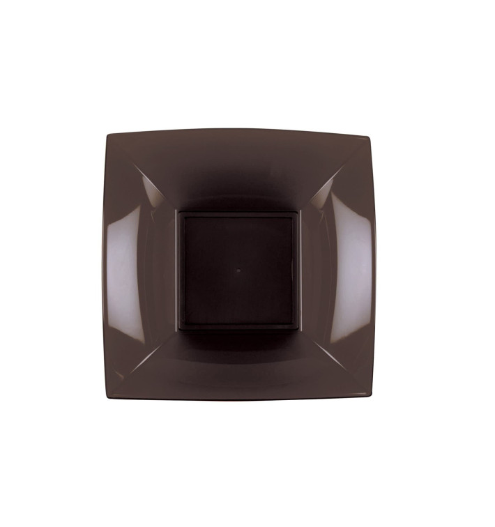 Assiette Plastique Réutilisable Creuse Marron PP 180mm (300 Utés) Assiette Plastique Réutilisable Creuse Marron PP 180mm (300 Utés)
