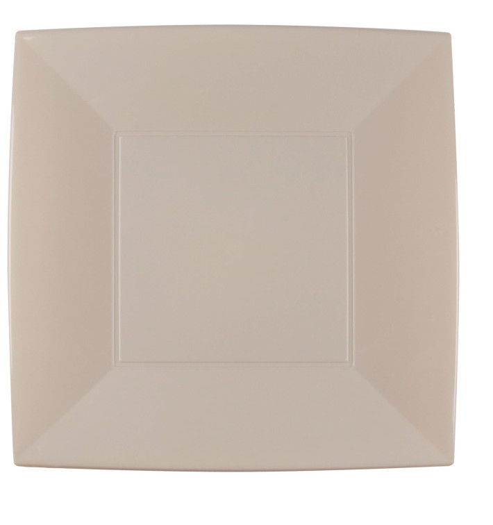 Assiette Plastique Réutilisable Plate Beige PP 290mm (144 Utés) Assiette Plastique Réutilisable Plate Beige PP 290mm (144 Utés)