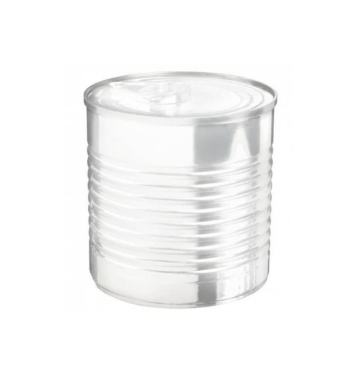 Boîte de Conserve Transparente PS 220ml Ø7,4x7cm (20 Utés) Boîte de Conserve Transparente PS 220ml Ø7,4x7cm (20 Utés)