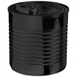 Boîte de Conserve Noire PS 110ml Ø6x5,7cm (25 Utés)