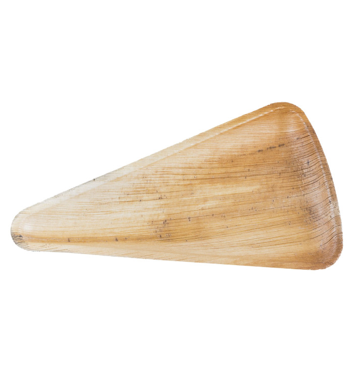 Assiette Feuilles de Palmier Triangle 25,5x14,5cm (100 Unités) Assiette Feuilles de Palmier Triangle 25,5x14,5cm (100 Unités)