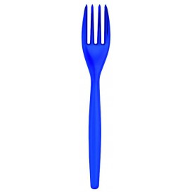 Fourchette Plastique Easy PS Bleu Perle 180mm (20 Unités)