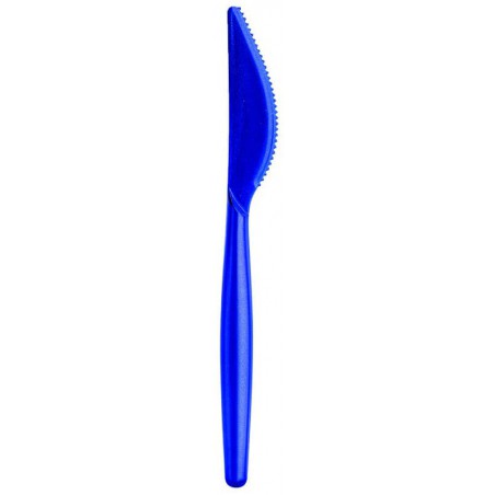 couteau Plastique Easy PS Bleu Perle 185mm (500 Unités)