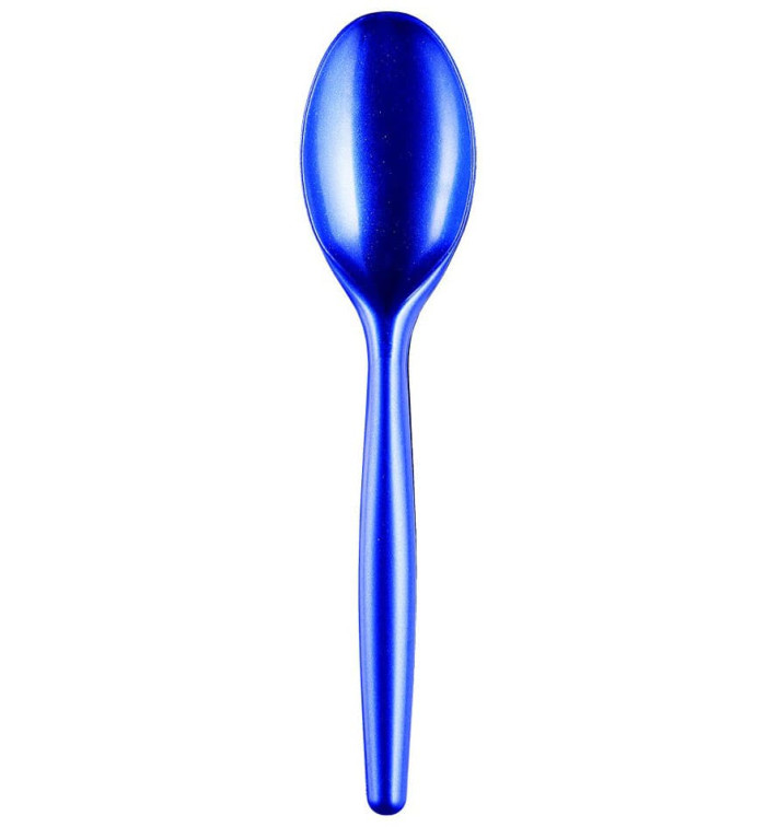 Cuillère Plastique Easy PS Bleu Perle 185mm (20 Unités) Cuillère Plastique Easy PS Bleu Perle 185mm (20 Unités)