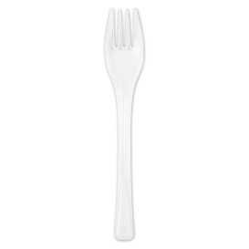 Fourchette Plastique  Fly Blanc 140mm (50 Unités)