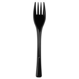 Fourchette Plastique  Fly noir 140mm (50 Unités)