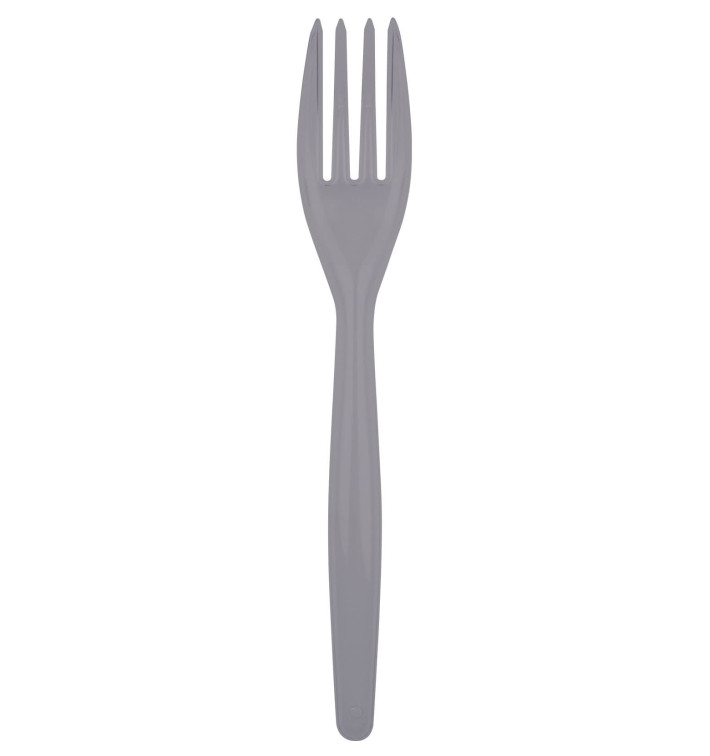 Fourchette Plastique Easy PS Gris 180mm (20 Unités) Fourchette Plastique Easy PS Gris 180mm (20 Unités)