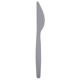 couteau Plastique Easy PS Gris 185mm (20 Unités)