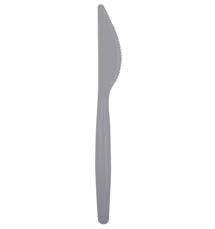 couteau Plastique Easy PS Gris 185mm (20 Unités) couteau Plastique Easy PS Gris 185mm (20 Unités)