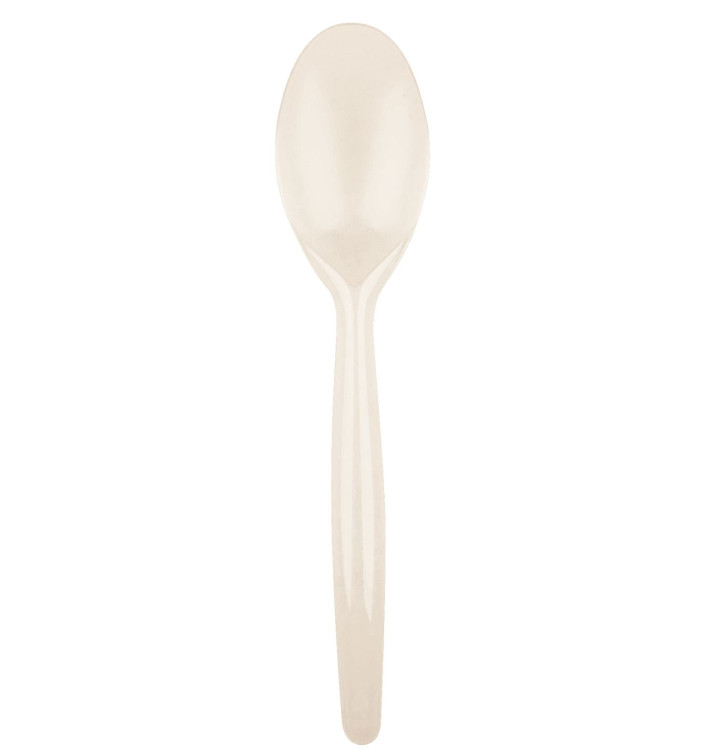 Cuillère Plastique Easy PS Crème 185mm (500 Unités) Cuillère Plastique Easy PS Crème 185mm (500 Unités)