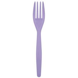 Fourchette Plastique Easy PS Lilas 180mm (20 Unités)