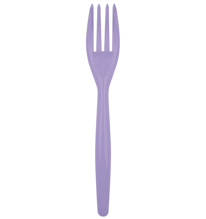 Fourchette Plastique Easy PS Lilas 180mm (20 Unités) Fourchette Plastique Easy PS Lilas 180mm (20 Unités)
