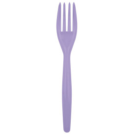 Fourchette Plastique Easy PS Lilas 180mm (500 Unités)