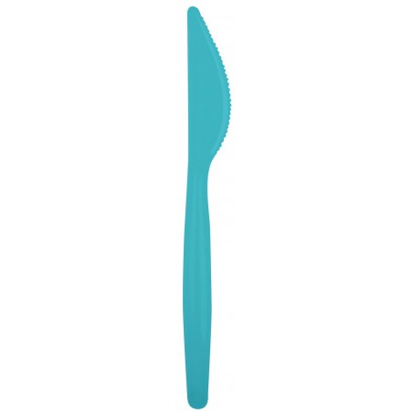 couteau Plastique Easy PS Turquoise 185mm (500 Unités)