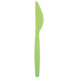 couteau Plastique Easy PS Vert citron 185mm (20 Unités)