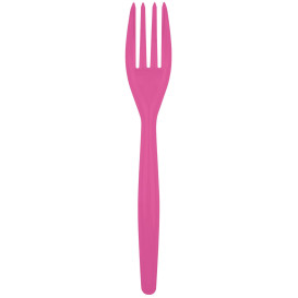 Fourchette Plastique Easy PS Fuchsia 180mm (20 Unités)