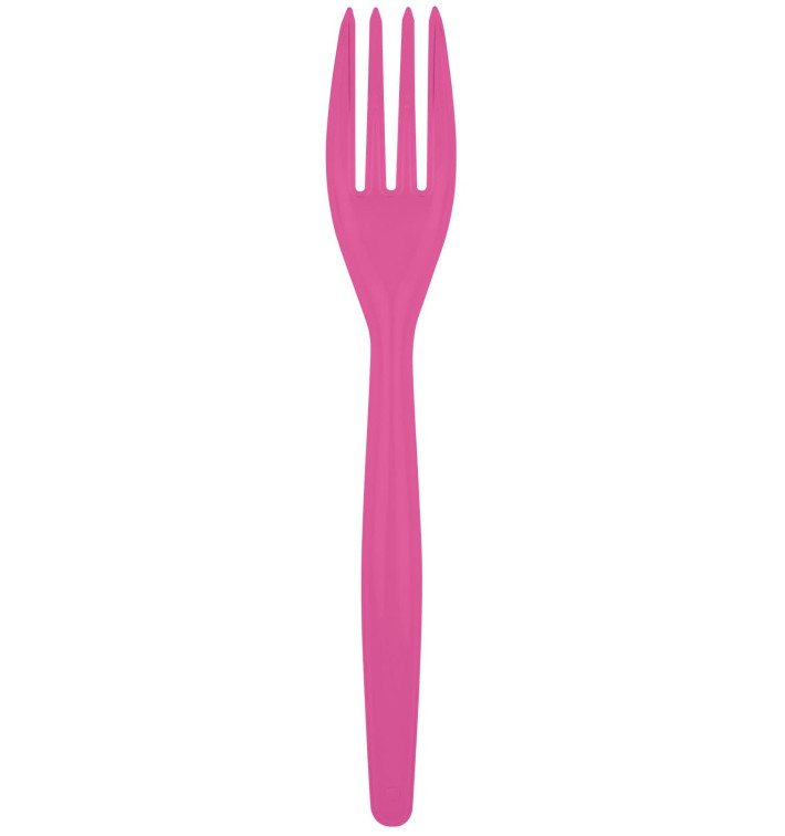 Fourchette Plastique Easy PS Fuchsia 180mm (20 Unités) Fourchette Plastique Easy PS Fuchsia 180mm (20 Unités)
