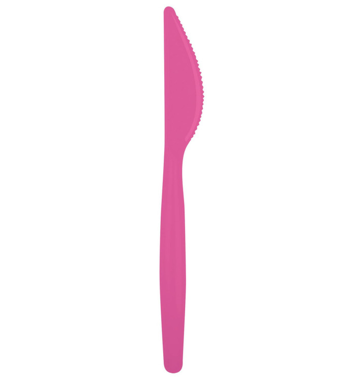 couteau Plastique Easy PS Fuchsia 185mm (20 Unités) couteau Plastique Easy PS Fuchsia 185mm (20 Unités)