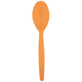 Cuillère Plastique Easy PS Orange 185mm (20 Unités)