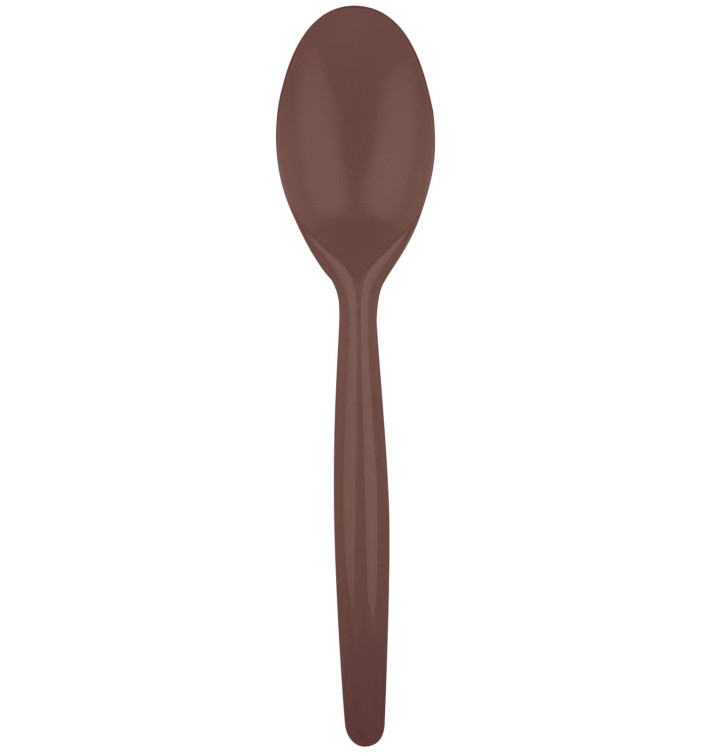 Cuillère Plastique Easy PS Marron185mm (500 Unités) Cuillère Plastique Easy PS Marron185mm (500 Unités)