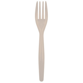 Fourchette Plastique Easy PS Beige 180mm (20 Unités)