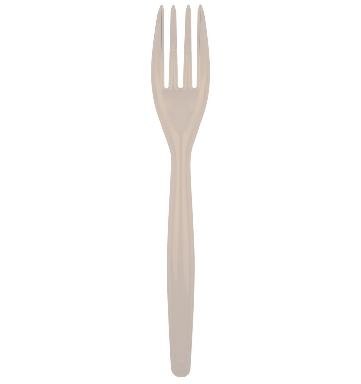 Fourchette Plastique Easy PS Beige 180mm (20 Unités) Fourchette Plastique Easy PS Beige 180mm (20 Unités)