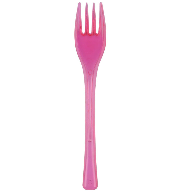 Fourchette Fly Fuchsia Transparent 140mm (3000 Utés) Fourchette Fly Fuchsia Transparent 140mm (3000 Utés)