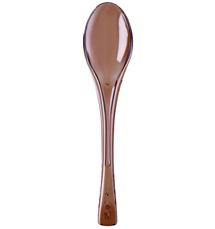 Cuillère Plastique Fly Marron Transp. 145mm (50 Unités) Cuillère Plastique Fly Marron Transp. 145mm (50 Unités)